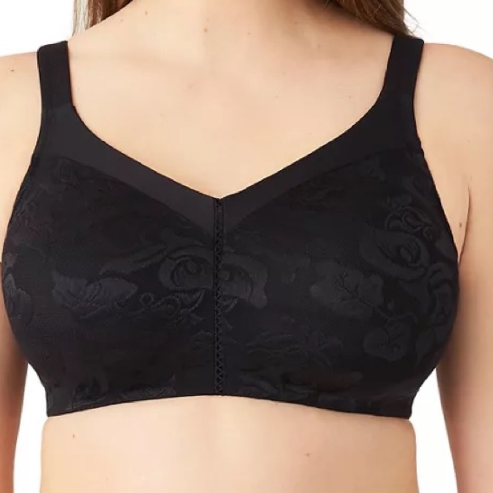 Wacoal Awareness full figure black wire free bra